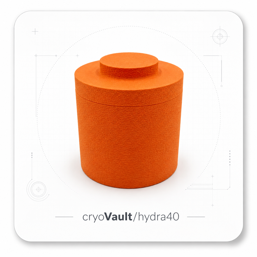 CryoVault Hydra40 Insert for HydraPeak 32 oz Food Jar