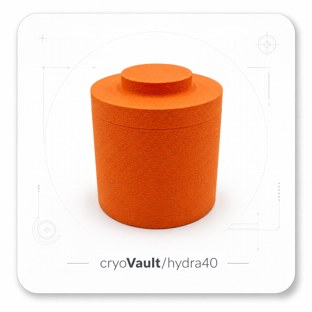 CryoVault Hydra40 Insert for HydraPeak 32 oz Food Jar